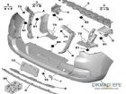 Peugeot 3008 Arka Tampon Sensörsüz 7410JN 7410.JN